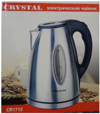 Электрический чайник CR - 1712 металлический ― "Vgik - Вжик, магазин полезных вещей."