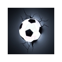 Светильник Футбольный мяч 3D в стене