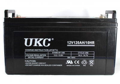 Аккумулятор  Battery gel.  12V 120A ― "Vgik - Вжик, магазин полезных вещей."