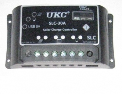 Солнечный контроллер 30A  для солнечных батарей ― "Vgik - Вжик, магазин полезных вещей."
