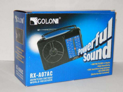 Радиоприемник Golon RX-A07AC ― "Vgik - Вжик, магазин полезных вещей."