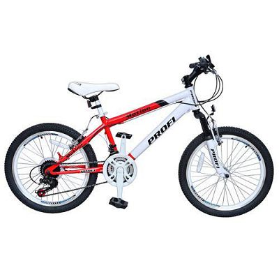 Велосипед 20 дюймов  Motion Profi (Красно-белый) ― "Vgik - Вжик, магазин полезных вещей."