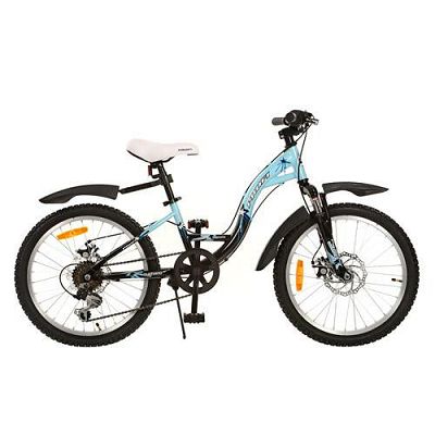 Велосипед 20 дюймов  Profi (Черно-голубой) ― "Vgik - Вжик, магазин полезных вещей."