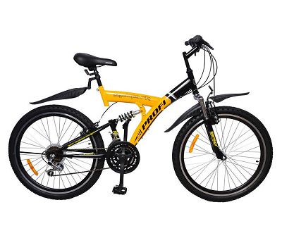 Велосипед 24 дюймов Cyclops FR (Черно-желтый) ― "Vgik - Вжик, магазин полезных вещей."
