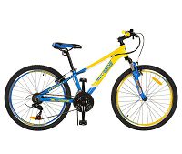 Велосипед 24 дюймов Ukraine style (Желто-голубой)