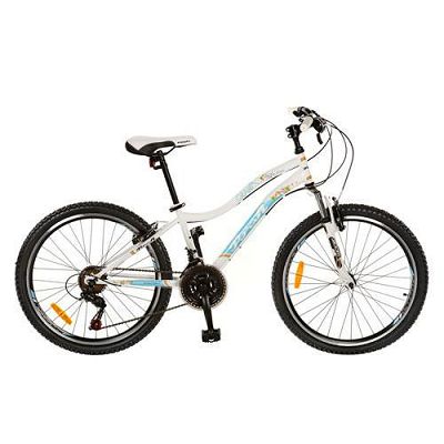 Велосипед 24 дюймов Profi (Бело-синий) ― "Vgik - Вжик, магазин полезных вещей."