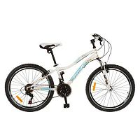 Велосипед 24 дюймов Profi (Бело-синий)