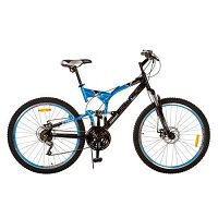 Велосипед 24 дюймов Profi (Черно-синий)