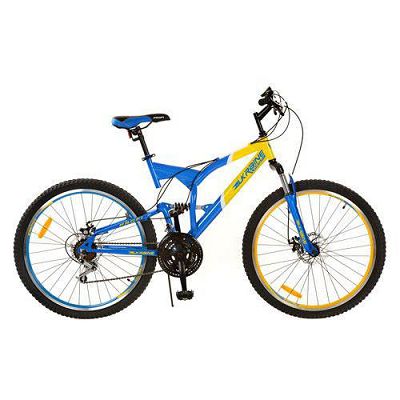 Велосипед 24 дюймов Profi Ukraine style (Сине-желтый) ― "Vgik - Вжик, магазин полезных вещей."