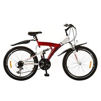 Велосипед 24 дюймов Profi (Красно-белый)