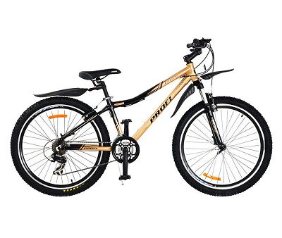 Велосипед горный 26 дюймов Profi (Черно-желтый) ― "Vgik - Вжик, магазин полезных вещей."
