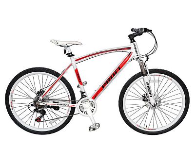 Велосипед горный 26 дюймов Profi  Expert (Красно-белый) ― "Vgik - Вжик, магазин полезных вещей."