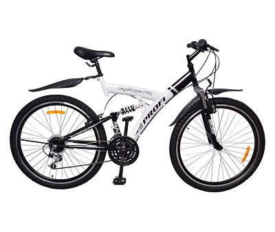 Велосипед 26 дюймов M2615A (Черно-белый) ― "Vgik - Вжик, магазин полезных вещей."