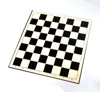 Доска для игры в шашки и шахматы (картон) 33 х 33 см