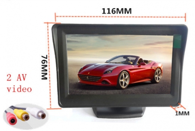 Автомобильный монитор, авто дисплей LCD 4.3'' ― "Vgik - Вжик, магазин полезных вещей."