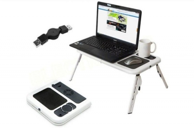 Подставка столик для ноутбука E-table с двумя usb кулерами ― "Vgik - Вжик, магазин полезных вещей."