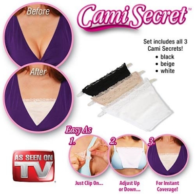 Cami Secret (Ками Сикрет) накладка для зоны декольте ― "Vgik - Вжик, магазин полезных вещей."