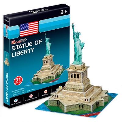 Пазл 3D  Статуя Свободы 39 деталей ― "Vgik - Вжик, магазин полезных вещей."