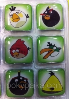 Магниты на холодильник - Angry Birds 18 шт