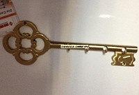 Декоративная вешалка "Ключ"