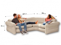 Надувной диван Intex 68575 Corner Sofa угловой