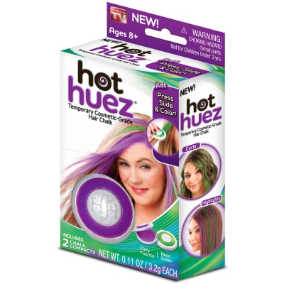 Цветная пудра ( мелок ) для волос Hot Huez ― "Vgik - Вжик, магазин полезных вещей."