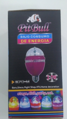 Диско лампа вращающаяся PitBull  ― "Vgik - Вжик, магазин полезных вещей."