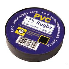 Изолента "PVC Rugby" черная 10м ― "Vgik - Вжик, магазин полезных вещей."