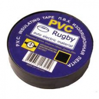 Изолента "PVC Rugby" черная 20м