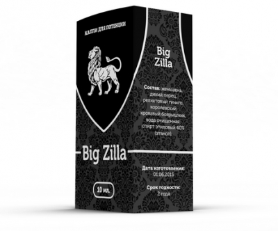 Big Zilla - капли для потенции ― "Vgik - Вжик, магазин полезных вещей."