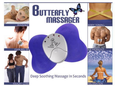 Тренажер бабочка (The Butterfly Massager) миостимулятор ― "Vgik - Вжик, магазин полезных вещей."