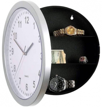 Настенные часы Сейф clock safe. Купить с доставкой. 