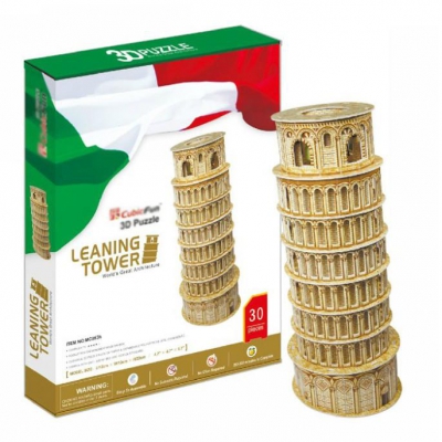 Пазл 3D  Пизанская башня 30 деталей ― "Vgik - Вжик, магазин полезных вещей."