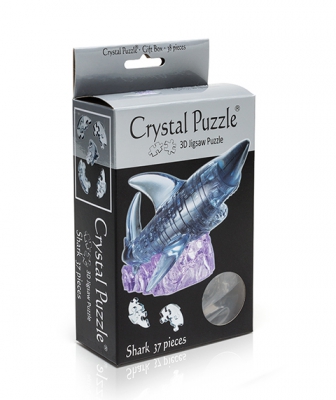 Сrystal puzzle 3D. 3Д пазлы кристалл. Акула ― "Vgik - Вжик, магазин полезных вещей."