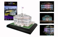 Пазл 3D  LED  Белый Дом 56 деталей