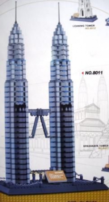 Пазл 3D  Китайские башни Близнецы 1160 деталей ― "Vgik - Вжик, магазин полезных вещей."
