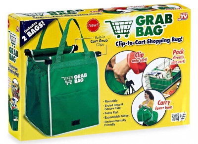 Сумка для покупок в супермаркете Grab Bag ― "Vgik - Вжик, магазин полезных вещей."