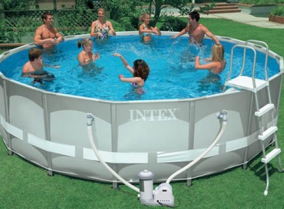 Intex Интекс 28322 Каркасный бассейн Ultra Frame Pool + аксессуары ― "Vgik - Вжик, магазин полезных вещей."