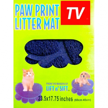 Коврик для животных Paw Print Litter Mat ― "Vgik - Вжик, магазин полезных вещей."