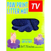 Коврик для животных Paw Print Litter Mat