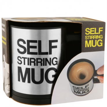 Кружка-миксер Self Stirring Mug ― "Vgik - Вжик, магазин полезных вещей."