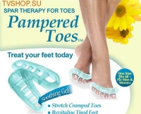 Массажер для пальцев ног с вибрацией pampered toes sansation