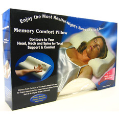 Подушка с памятью Memory Pillow ― "Vgik - Вжик, магазин полезных вещей."