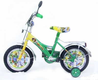 Велосипед детский 12 дюймов "Мадагаскар" ― "Vgik - Вжик, магазин полезных вещей."