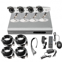 Камера видеонаблюдения (комплект 4 камеры) h.264 video security kit DIY 4