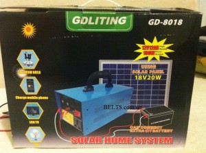 Портативная аккумуляторная система с солнечной батареей  3 подвесные лампочки  GD 8018 ― "Vgik - Вжик, магазин полезных вещей."