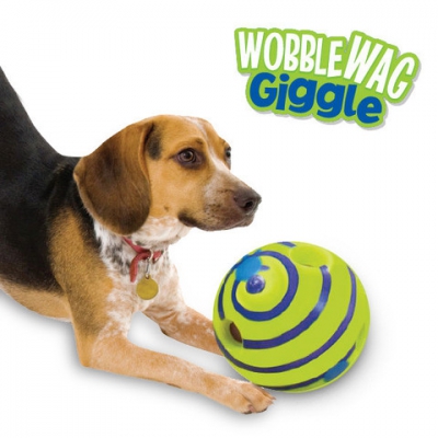 Игрушка для собак, хихикающий мяч  Wobble Wag Giggle ― "Vgik - Вжик, магазин полезных вещей."